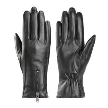 Cold and windproof leather gloves, touch screen gloves for cold weather, NS224