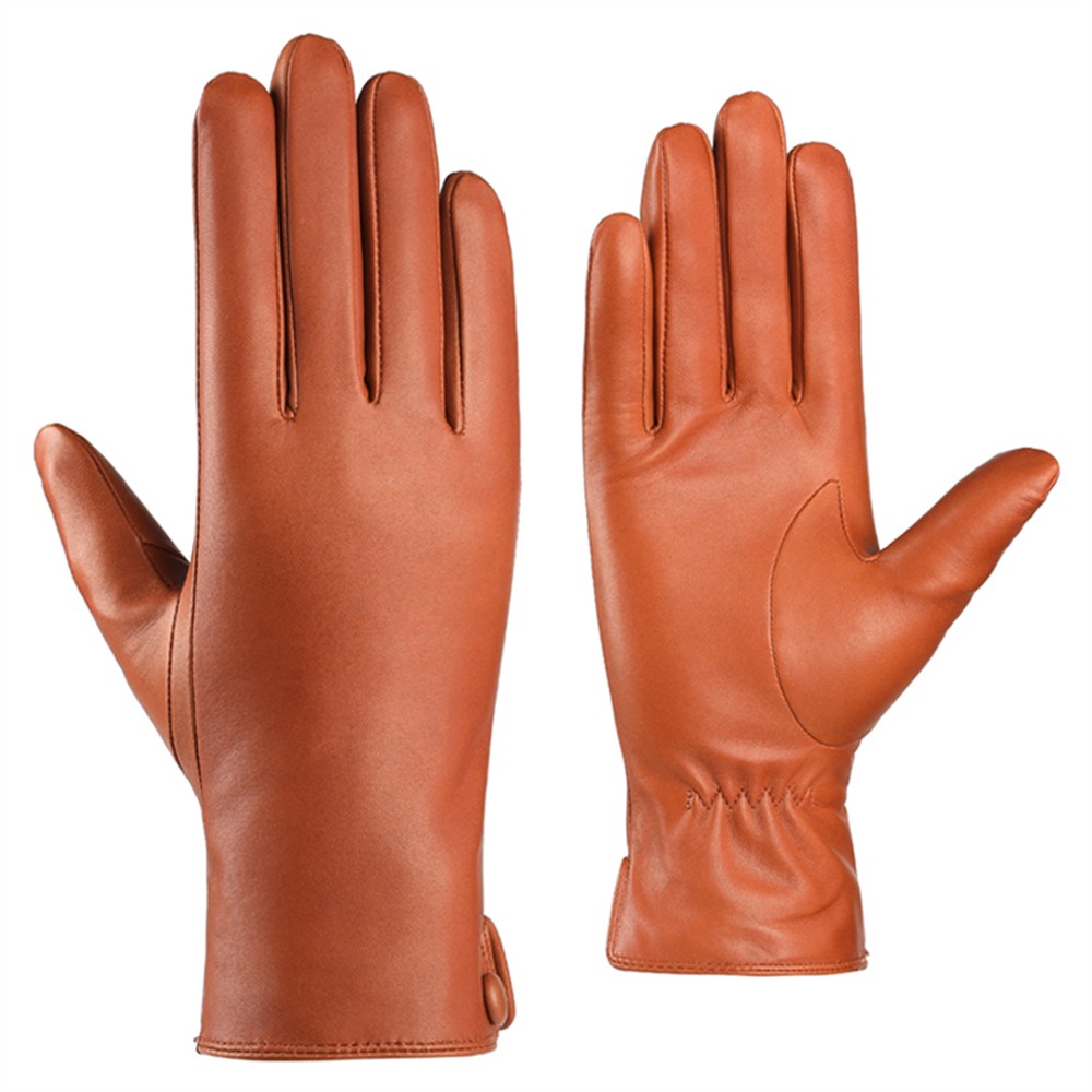 Customized small batch touch screen version of colored LWG sheepskingloves NS282