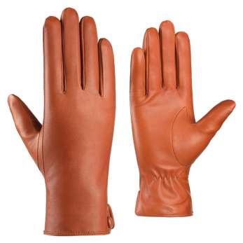 Customized small batch touch screen version of colored LWG sheepskingloves NS282