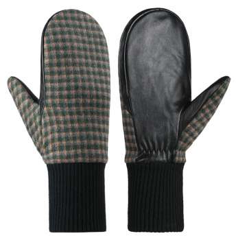 Muzi lambskin gloves with warm cuffs and extended gloves factory NS277