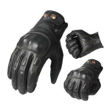 Motorcycle gloves, anti fall protection, soft goat leather gloves NAN206