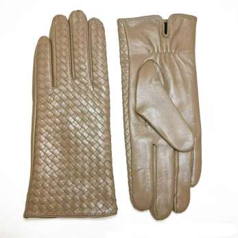 Hand woven imported Ethiopian sheepskin gloves in multiple colors NS304