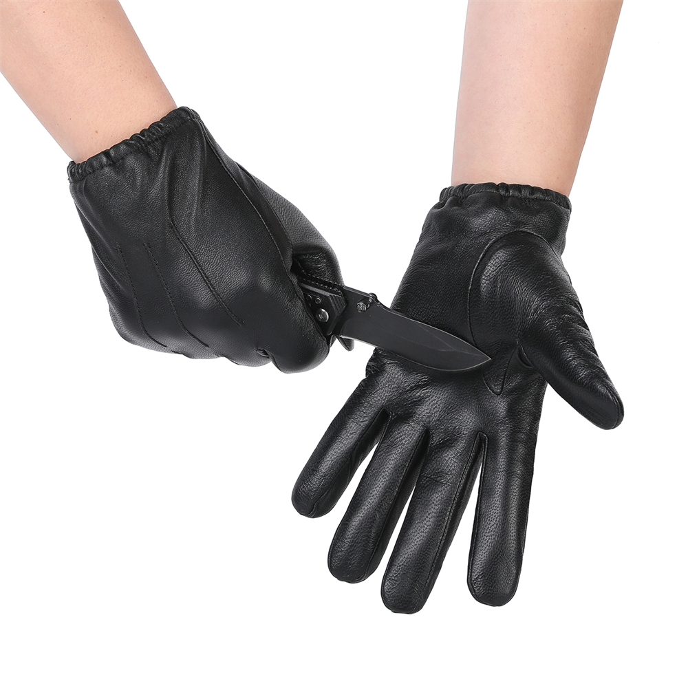 Level 5 anti cutting Kevlar goat leather gloves protective work NAN230