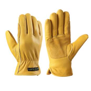 High quality work gloves made of cowhide material with 70% wool lining NAN227