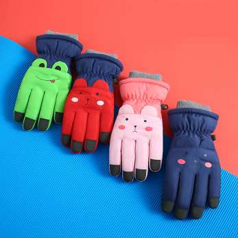 Children's gloves thickened with 3M inner waterproof ski gloves NANB31
