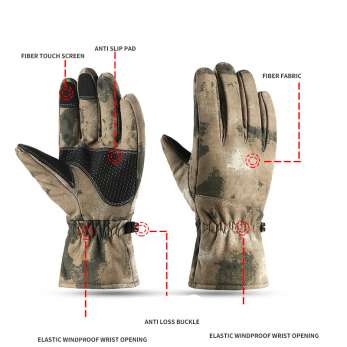 Outdoor anti slip skiing tactical equipment gloves NANB61