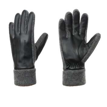 Sheepskin gloves, soft and comfortable, with extended wrist design, model NAN246